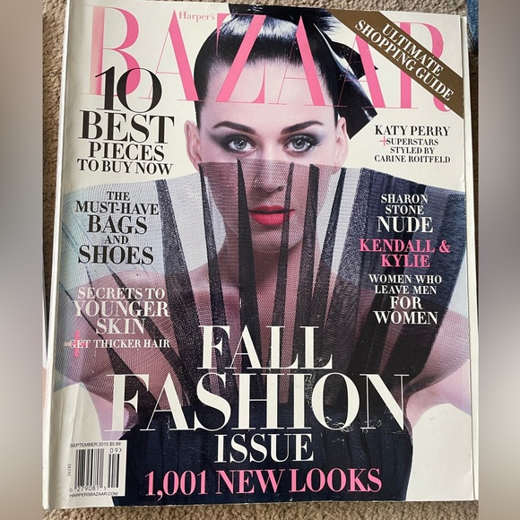 Set of 3 Katy Perry Magazines - In Style / Harper’s Bazaar / Elle Canada - Picture 3 of 4